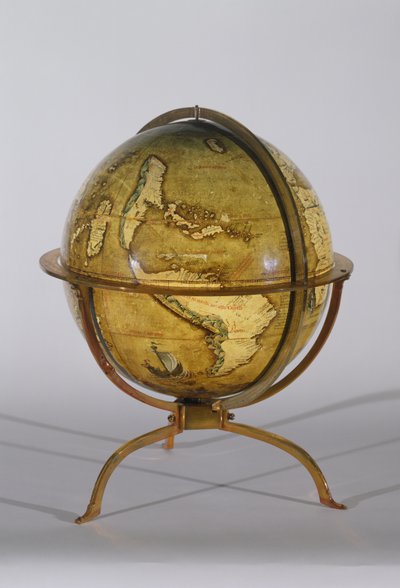Terrestrial Globe, one of a pair known as the 